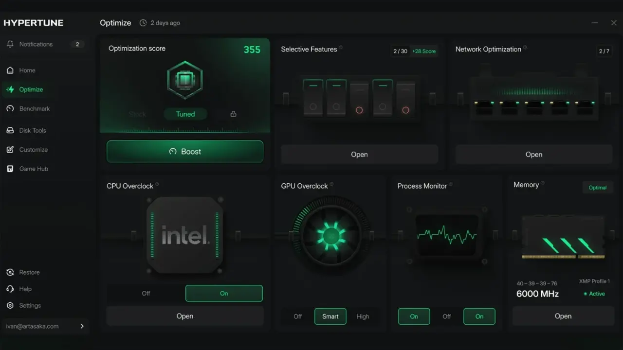 Hypertune Overclocking Tool Launches With Up to 60% FPS Boost