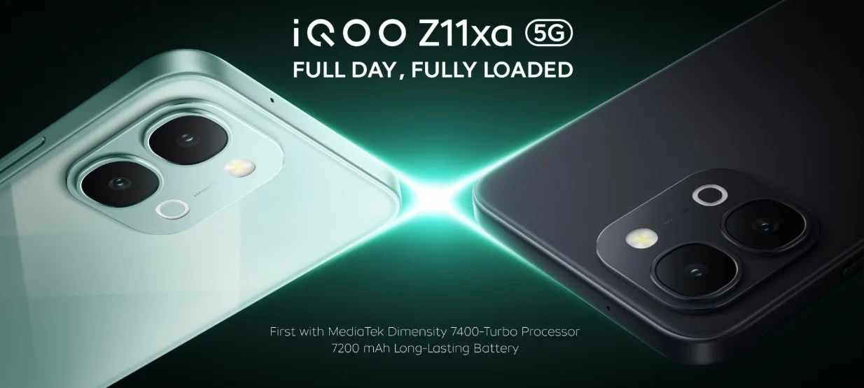 iQOO Z11xa 5G smartphone front view