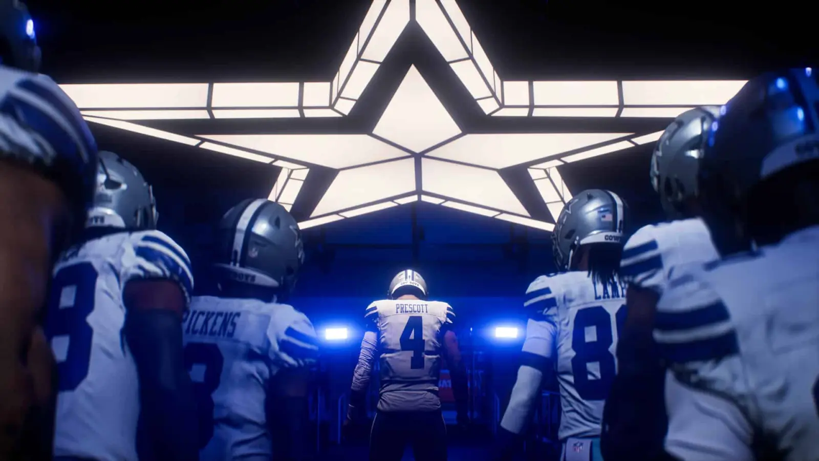 Madden NFL 27 gameplay screenshot showing football action