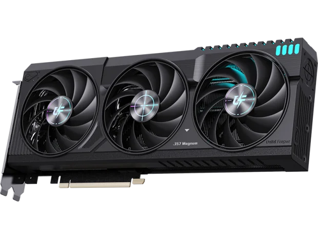 Manli RTX 5060 graphics card with triple-fan cooler