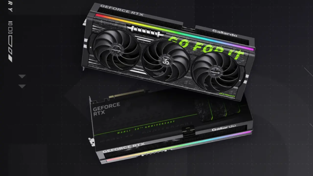 MANLI RTX 5080 30th Anniversary Edition graphics card