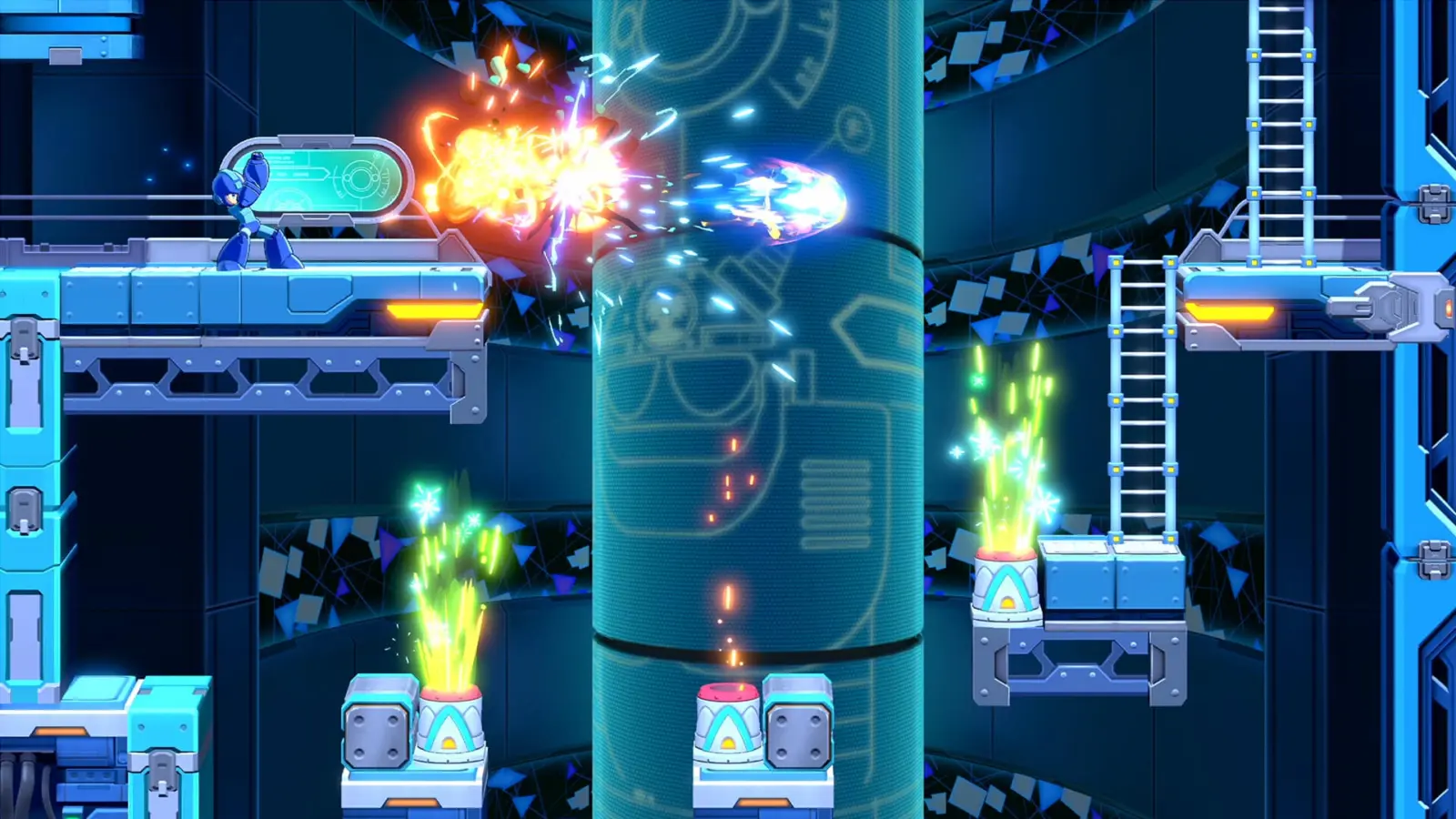 Mega Man: Dual Override gameplay screenshot