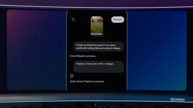 Meta Horizon Create and Studio interface