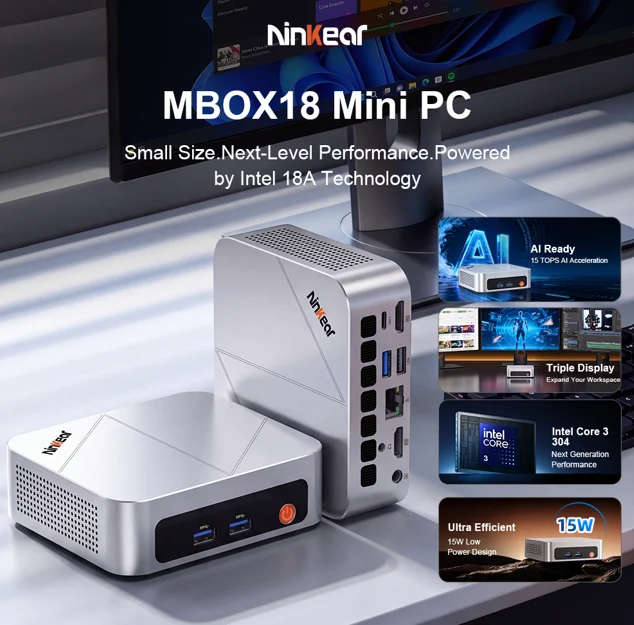 Ninkear MBOX18 mini PC front view