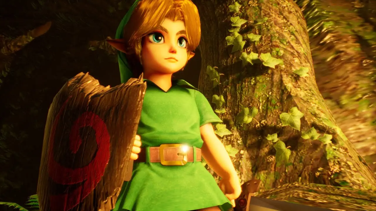 Conceptual image of The Legend of Zelda: Ocarina of Time remake