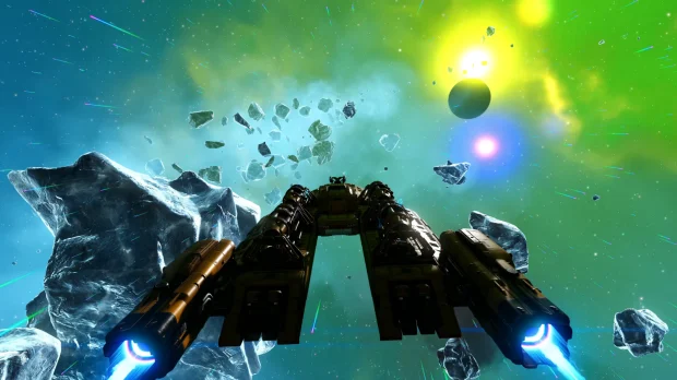 No Man's Sky space exploration scene
