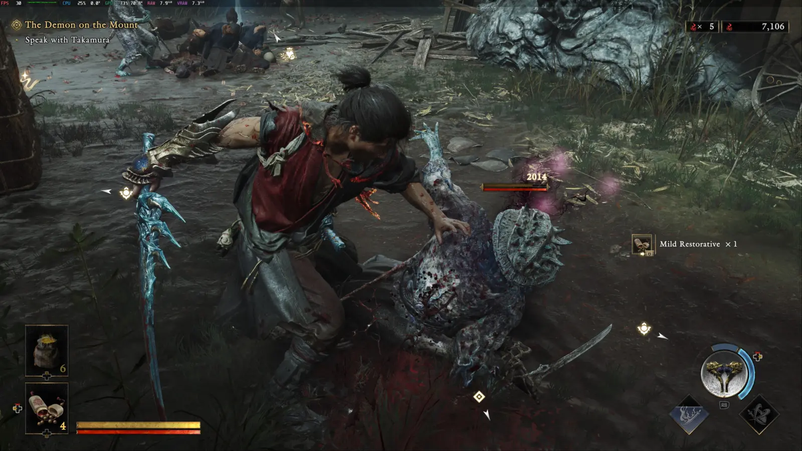 Onimusha: Way of the Sword gameplay on Steam Deck