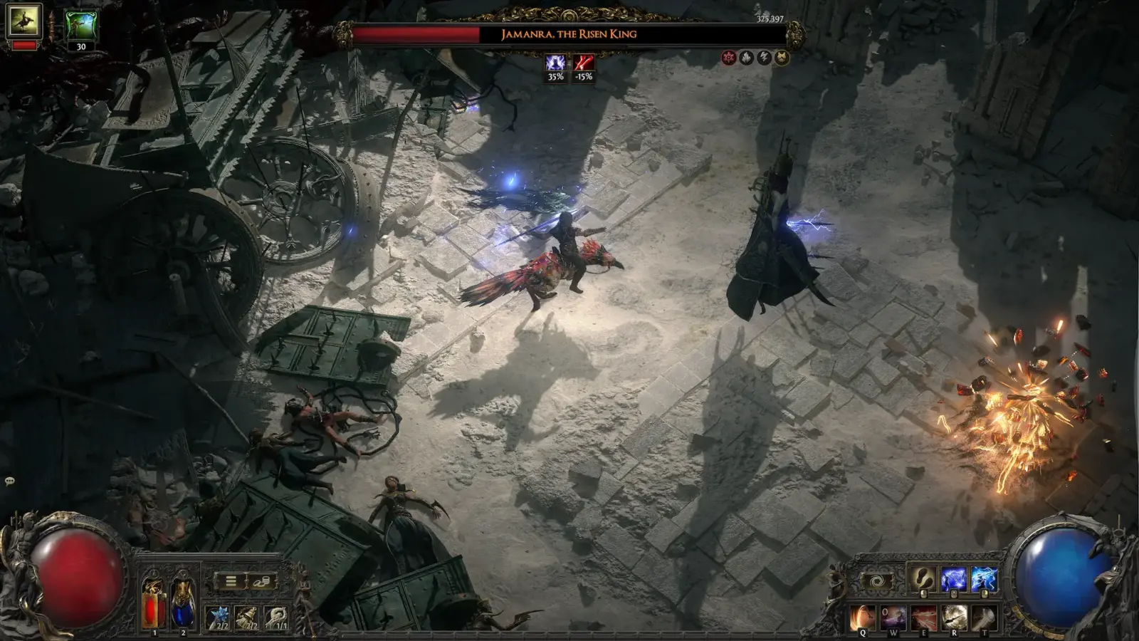 Path of Exile 2 gameplay on Steam Deck