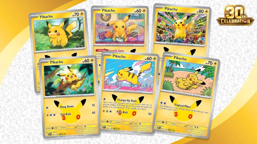Pokemon TCG 30th Celebration card packaging
