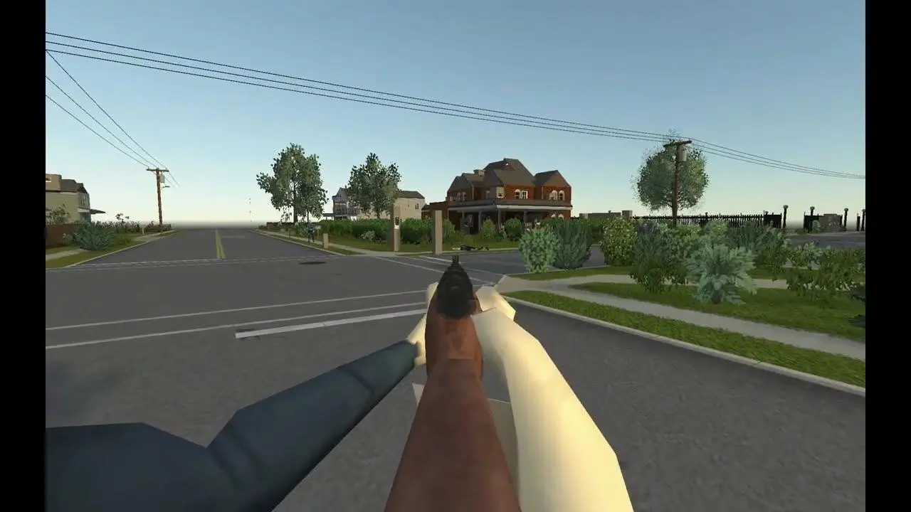 Project Zomboid gameplay showing first-person perspective