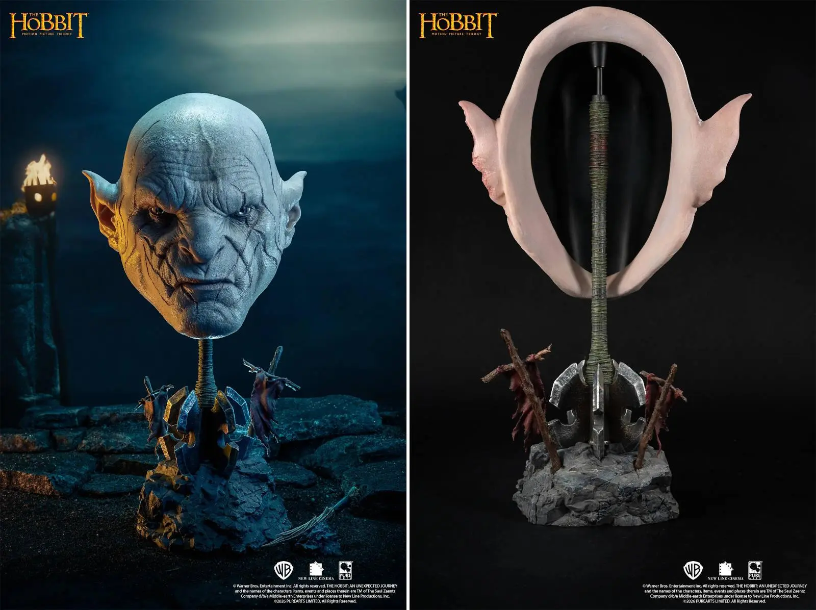 Azog the Defiler art mask by PureArts