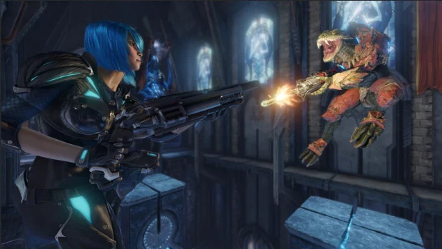 Quake Champions gameplay screenshot