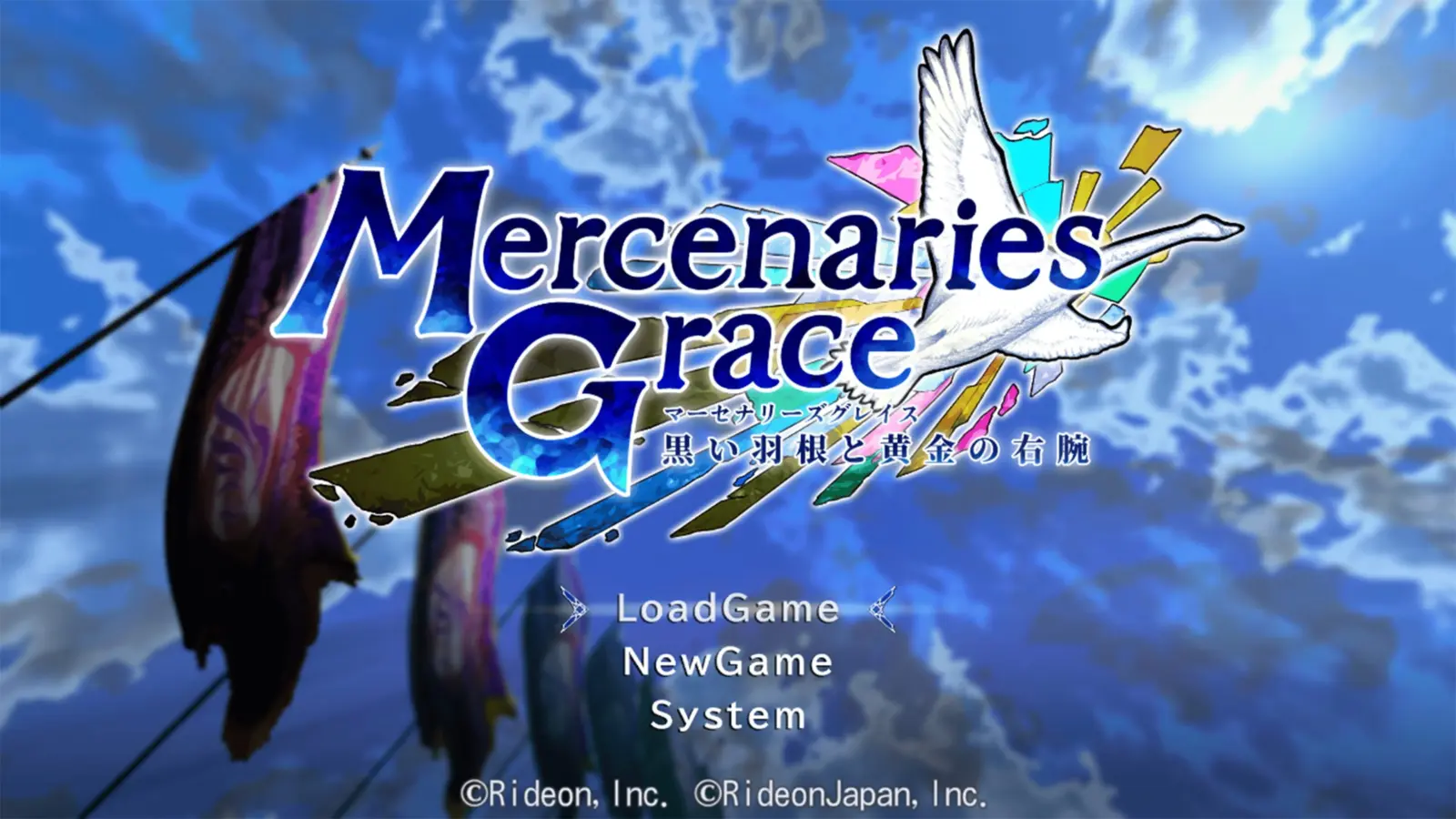 Mercenaries Grace: Black Feather and the Golden Right Arm announcement graphic