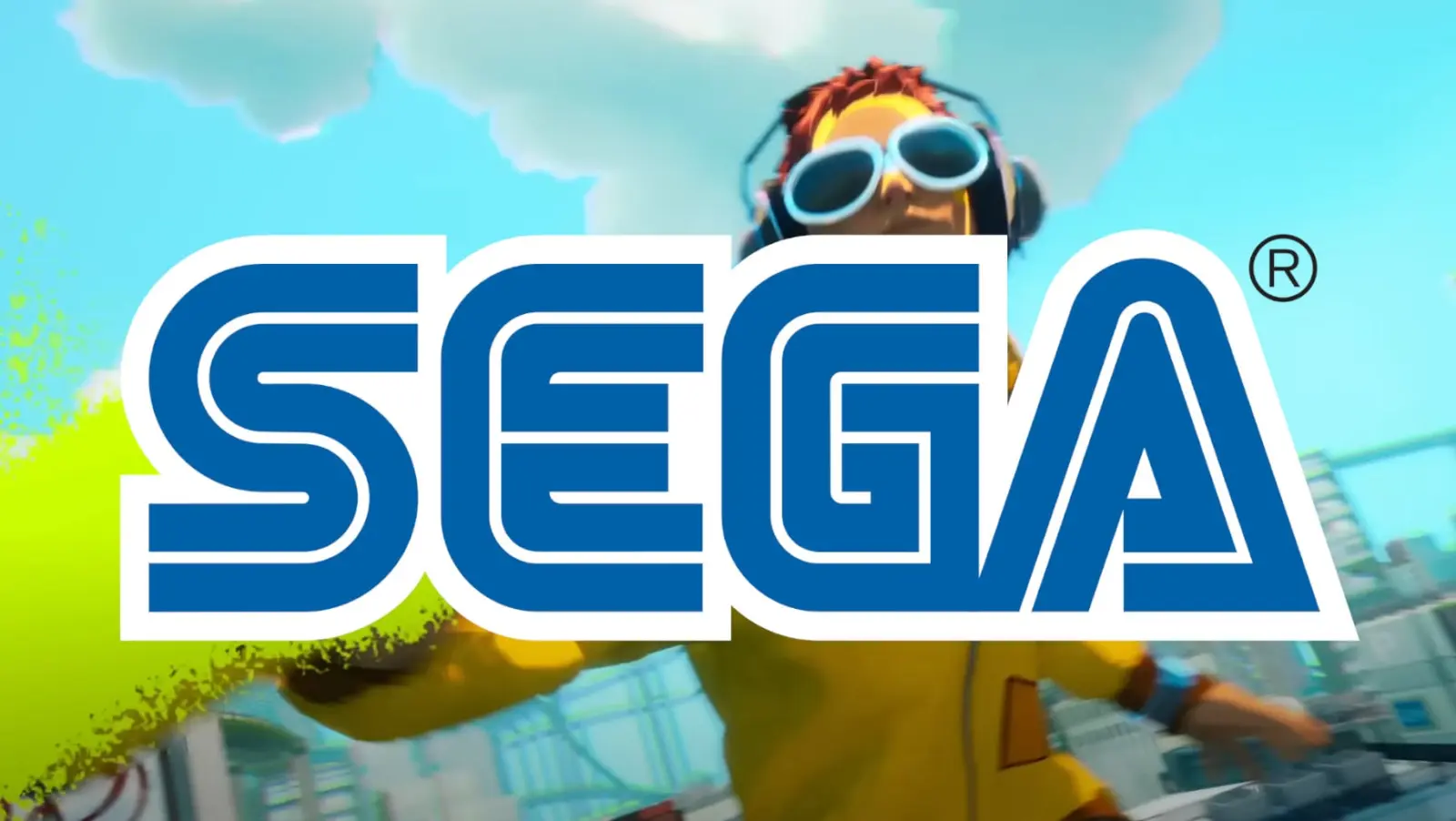 Sega logo and Super Game project announcement graphic