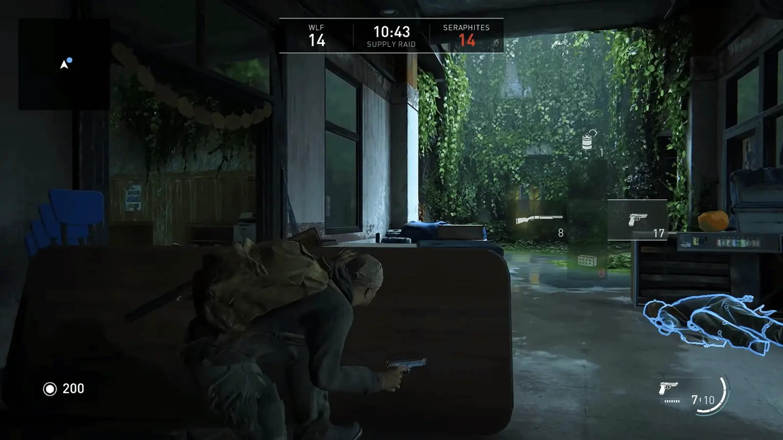 The Last of Us Part II gameplay scene
