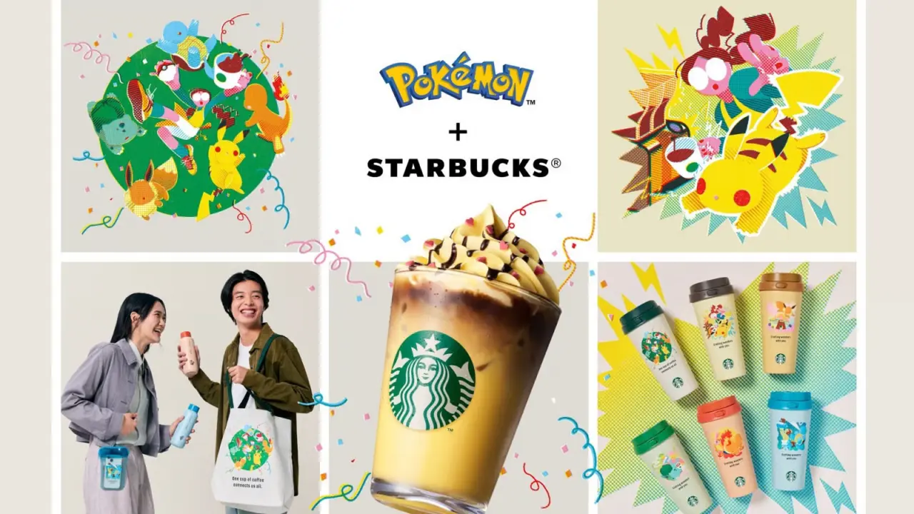Starbucks Pikachu Honey Cream Latte