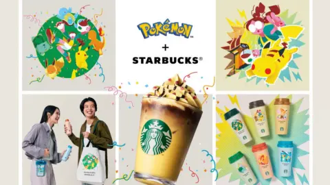 Starbucks Pikachu Honey Cream Latte