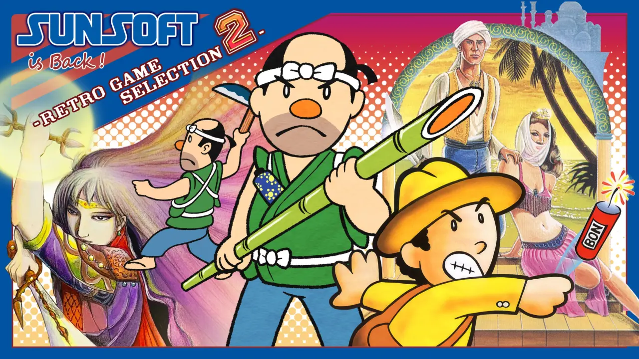 SUNSOFT Retro Game Selection 2 Launches Dec 17 on PS5, Switch, and PC