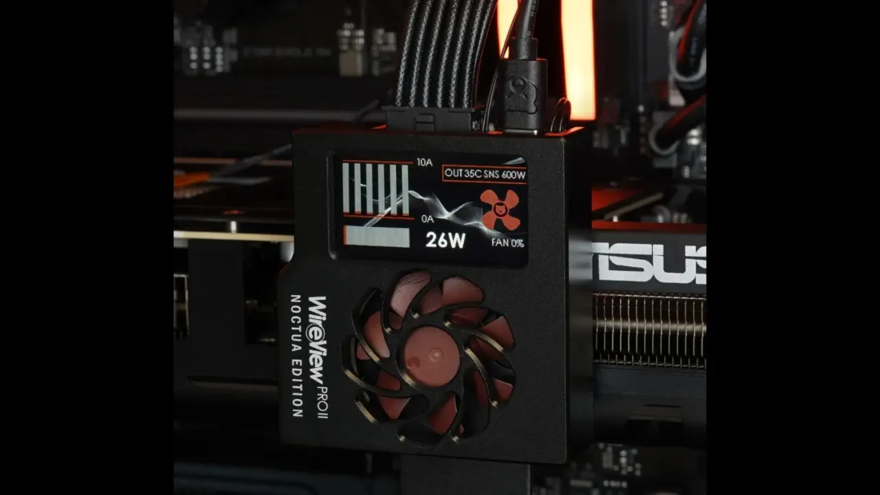 Thermal Grizzly and Noctua partner for the GPU-saving WireView Pro II Noctua Edition