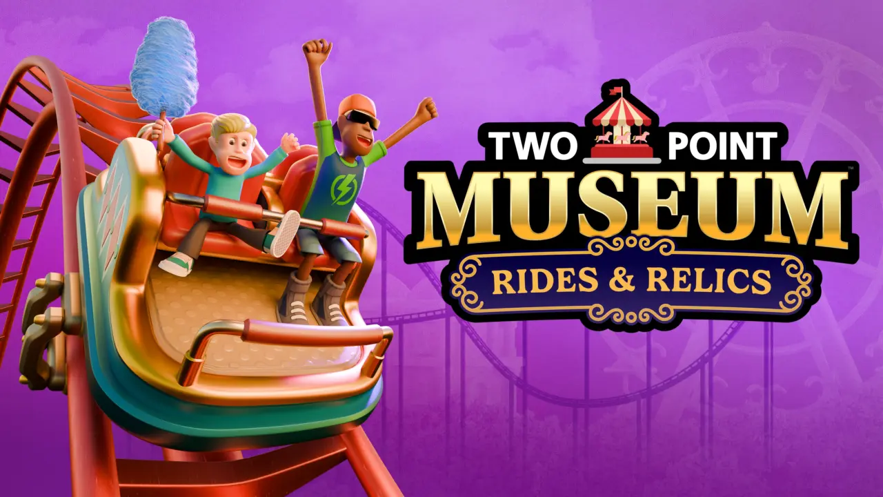 Two Point Museum Rides and Relics DLC promotional art