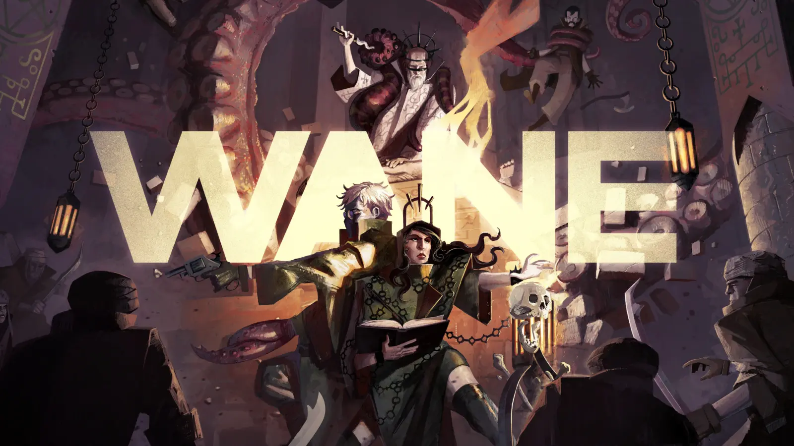 WANE game screenshot showing grid-based tactical combat