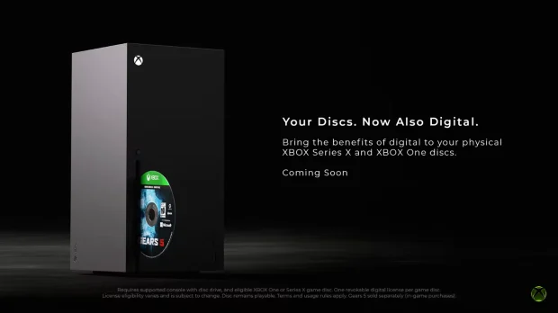 Xbox disc-to-digital program lets Xbox One verify Series X games