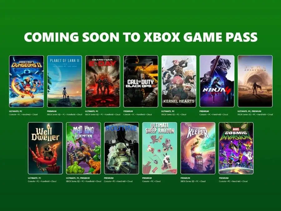 Xbox Game Pass Adds Call of Duty and Dune: Awakening in September 2026