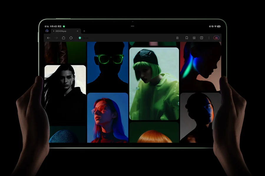 Xiaomi Pad 9 and Pad 9 Pro tablets displayed side by side