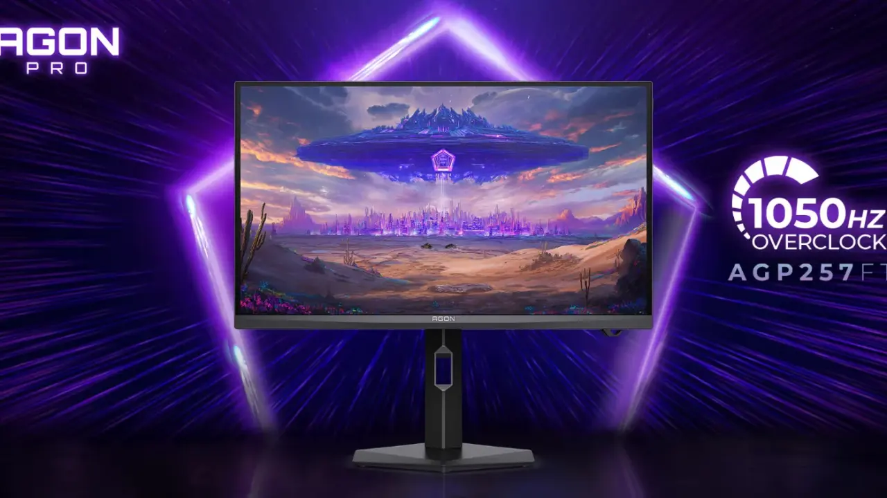 AOC AGON PRO AGP257FT monitor hits 1,000Hz native refresh rate