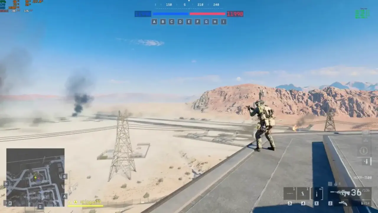 Battlefield 6 Area 51 Map Features UFO Easter Egg With Unlockable Weapon Charm