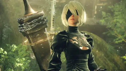 Dead by Daylight and NieR: Automata collaboration announcement graphic