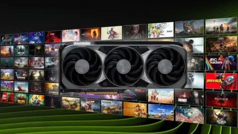 AMD Radeon GPU rendering DLSS features
