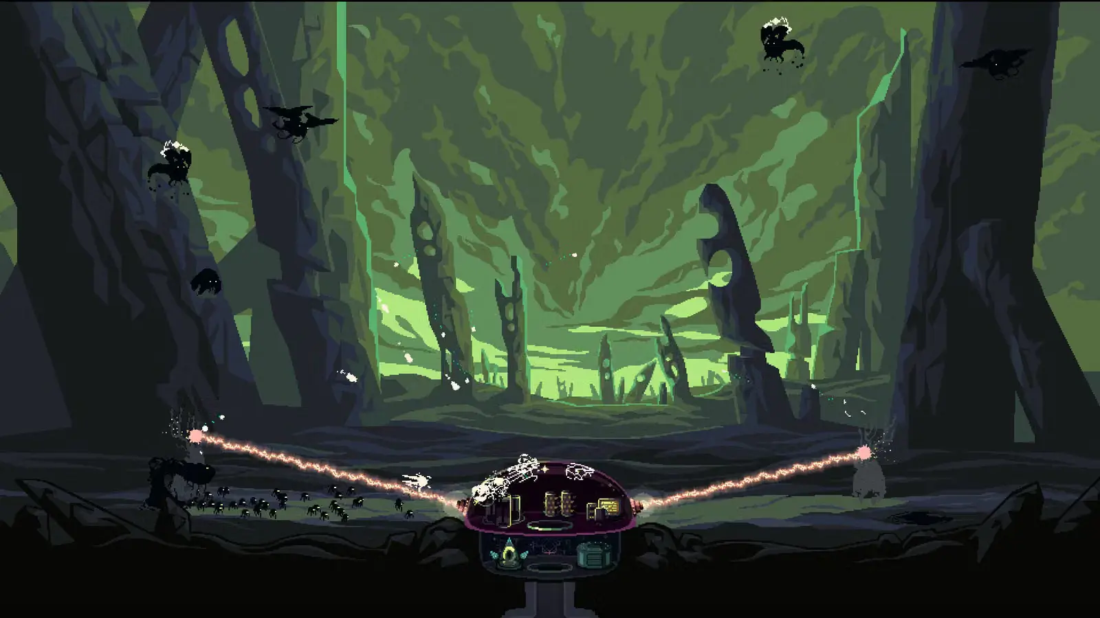 Dome Keeper mobile gameplay