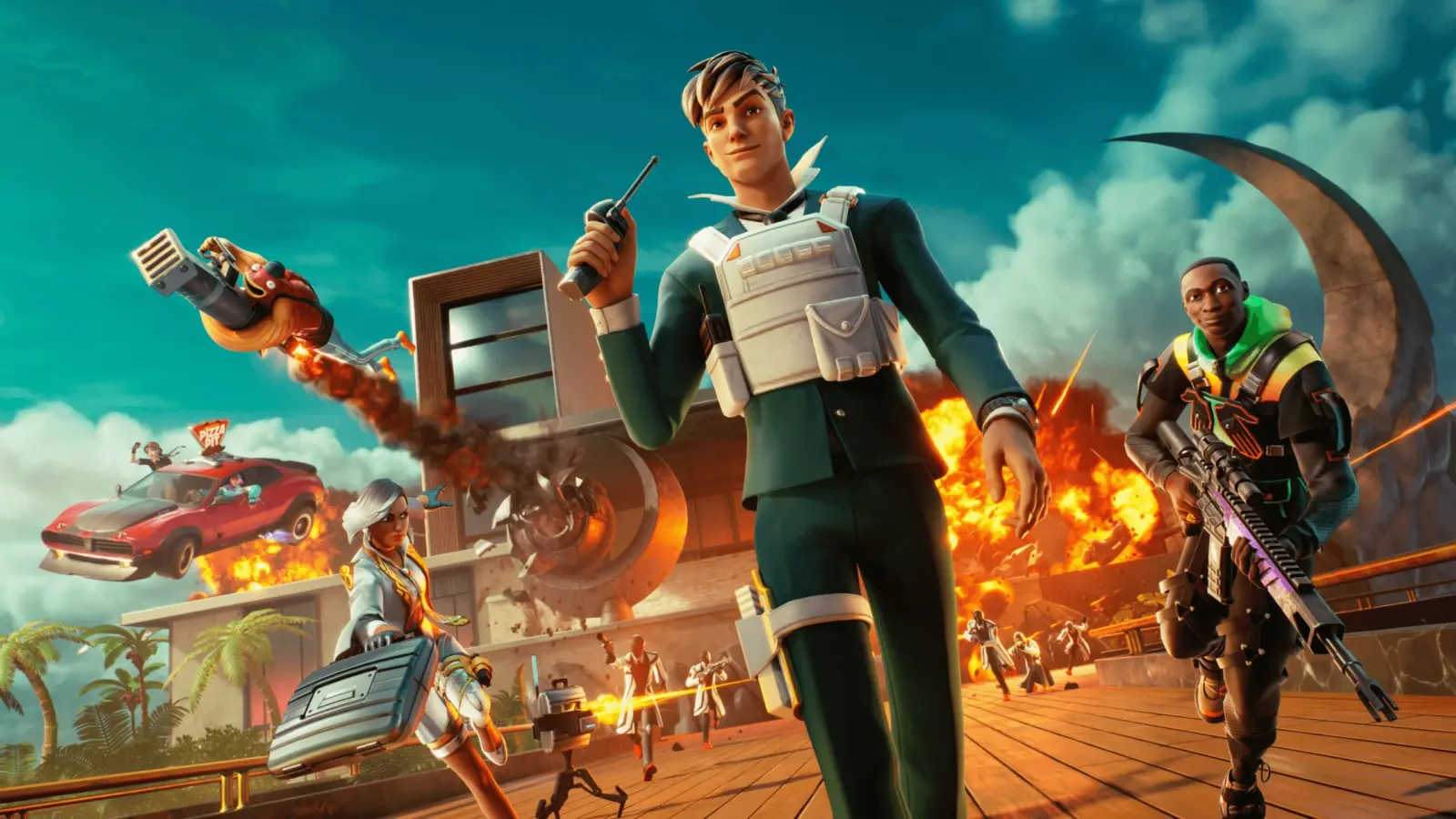 Epic Games logo and Unreal Engine interface