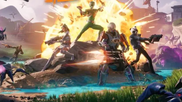 Fortnite gameplay on Linux