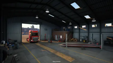 Euro Truck Simulator 2 Update 1.62 Brings New Garage Models Without Performance Hit