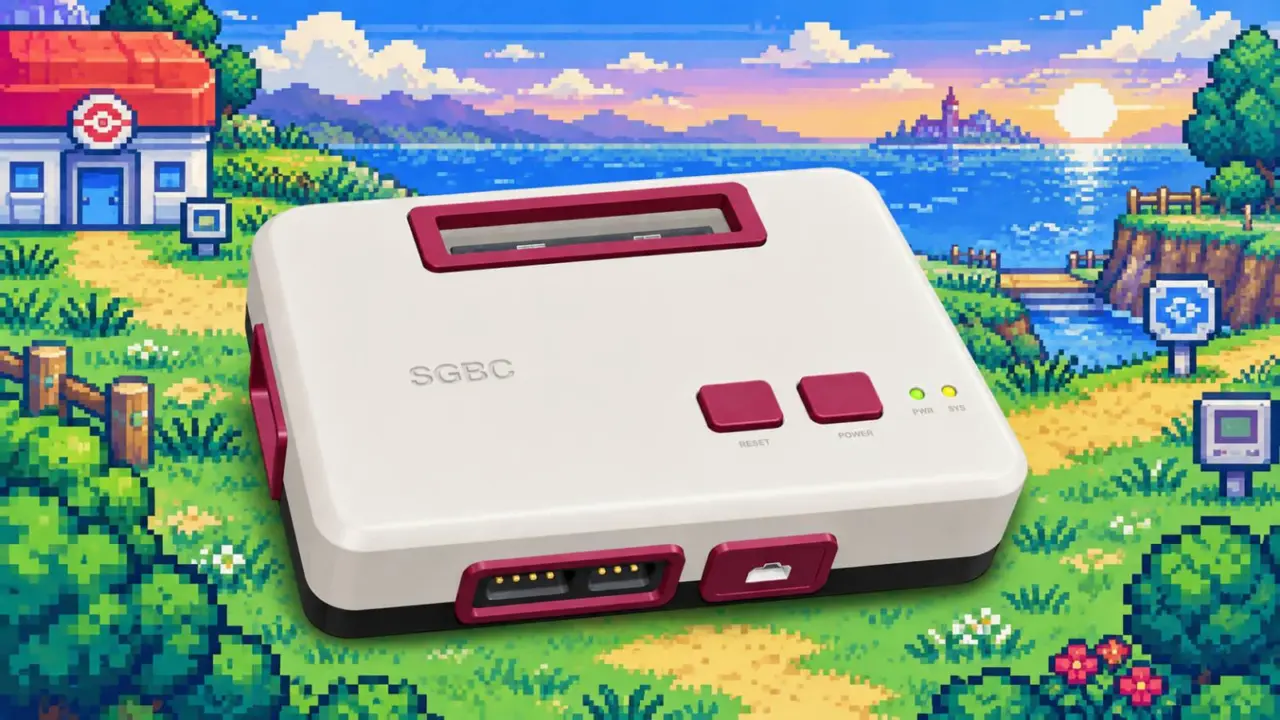 French engineer unveils SGBC FPGA console for Game Boy, GBC, and GBA cartridges