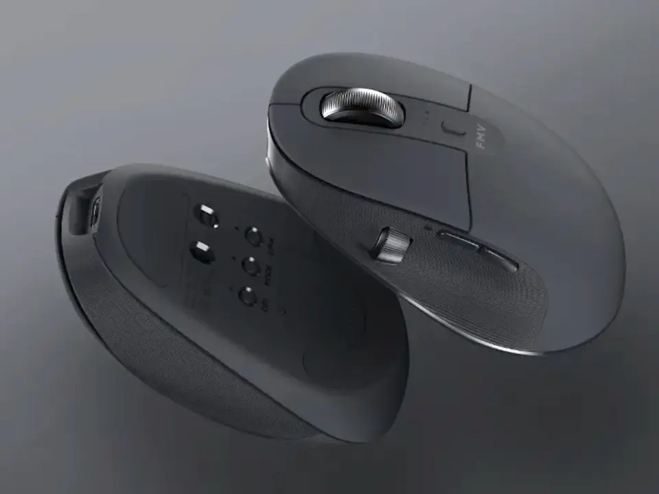 Fujitsu launches FMV Mouse X with side scroll wheel and magnetic switches for $95