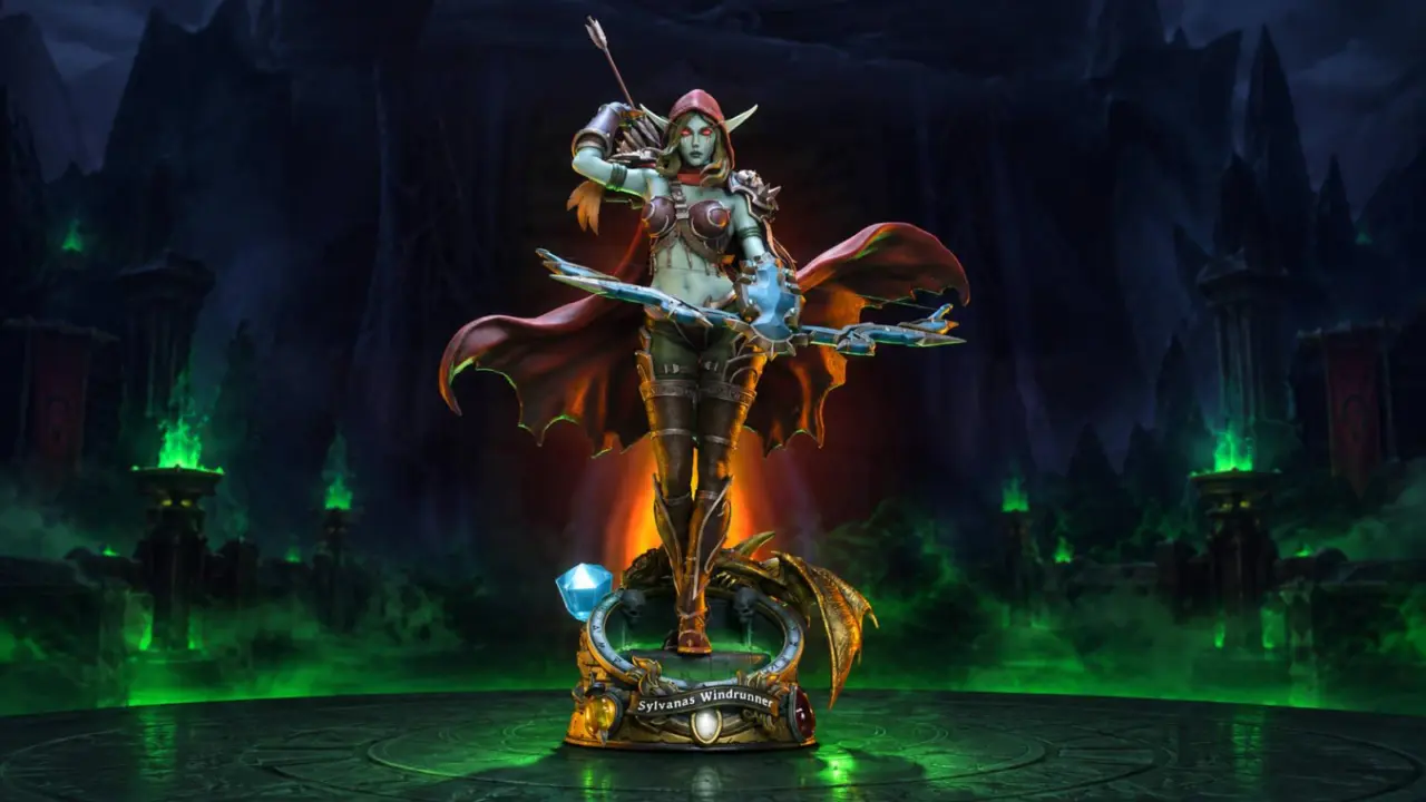 HEX Collectibles Sylvanas Windrunner Statue