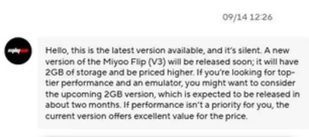 Miyoo Flip V3 concept or prototype image