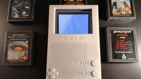 Modder builds portable Atari 2600 with original 6507 chip and 4-inch CRT