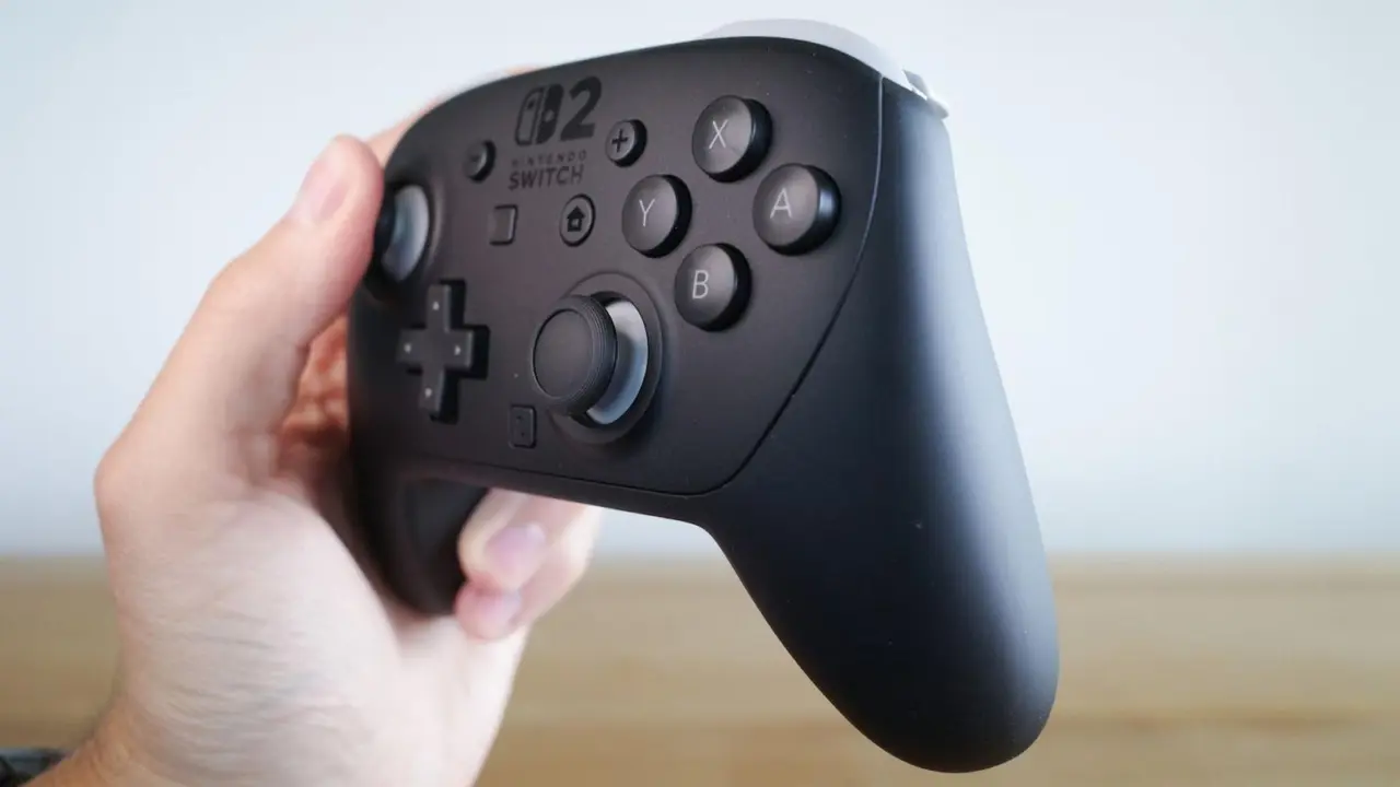 Nintendo Switch 2 console and controllers