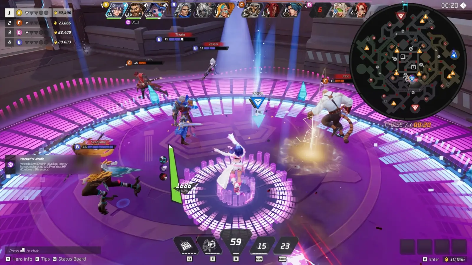 Project Zeta gameplay showing four teams in a large battlefield