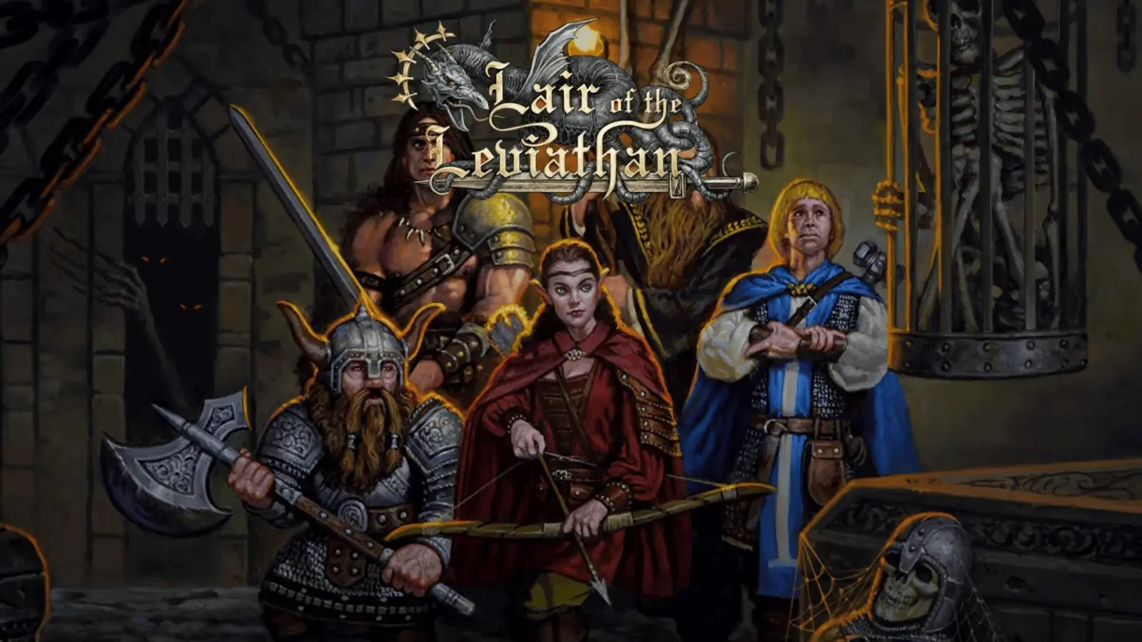 Lair of the Leviathan pixel art gameplay screenshot