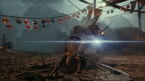 Phantom Blade Zero gameplay scene showing combat mechanics