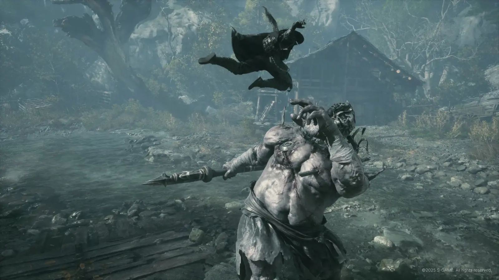Phantom Blade Zero gameplay scene showing combat mechanics