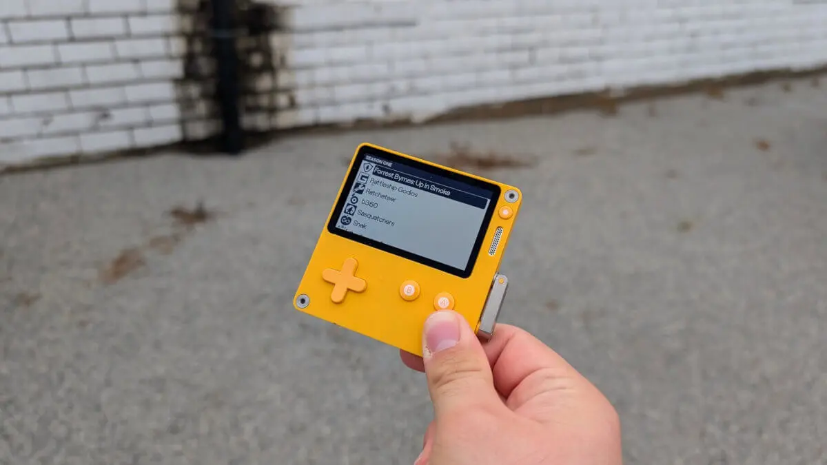 Playdate handheld device