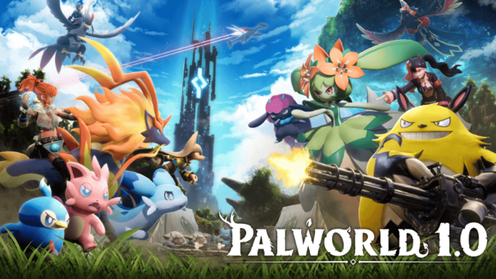 Palworld gameplay scene