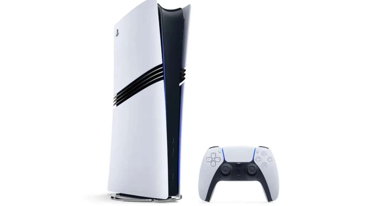 PlayStation 5 Pro console with Linux interface