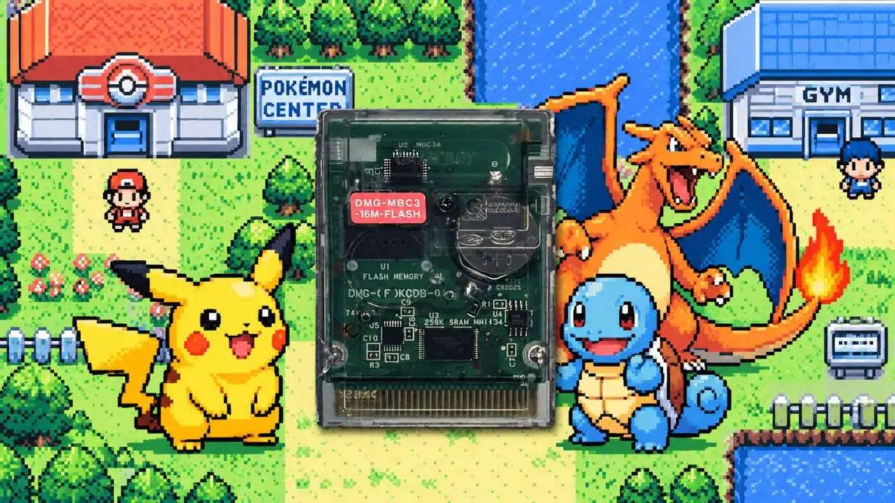 Pokemon Red development cartridge prototype